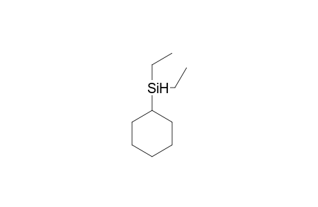 Silane, cyclohexyldiethyl-