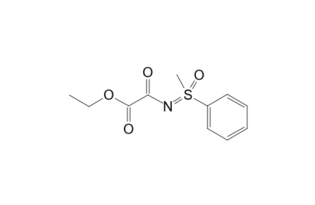 Ethyl 2-{[methyl(oxo)(phenyl)-.lambda.6-sulfaneylidene]amino}-2-oxoacetate