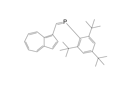 (E)-2-(1-Azulenyl)-1-(2,4,6-tri-t-butylphenyl)phosphaethene