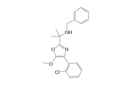 N-Benzyl-2-[4'-(2"-chlorophenyl)-5'-methoxyoxazol-2'-yl]propan-2-amine