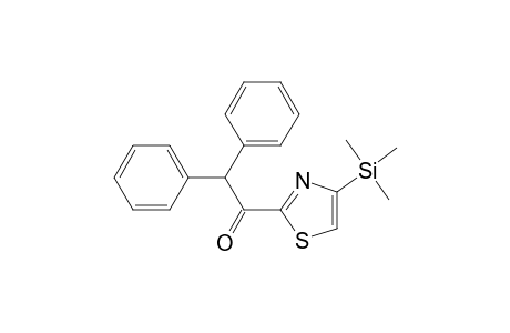 Ethanone, 2,2-diphenyl-1-[4-(trimethylsilyl)-2-thiazolyl]-