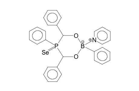 2,4,5,6-TETRAPHENYL-5-SELENO-2-BORA-1,3,5-DIOXAPHOSPHORINANE-PYRIDINECOMPLEX