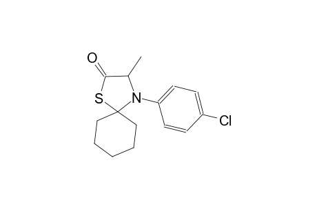4-(4-chlorophenyl)-3-methyl-1-thia-4-azaspiro[4.5]decan-2-one