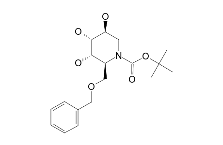 TERT.-BUTYL-(2S,3S,4R,5S)-2-(BENZYLOXYMETHYL)-3,4,5-TRIHYDROXYPIPERIDINE-1-CARBOXYLATE