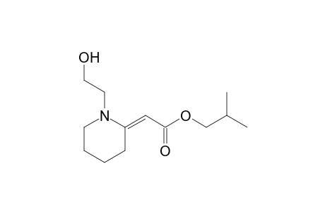 (E)-Isobutyl 2-(1-(2-hydroxyethyl)piperidin-2-ylidene)acetate