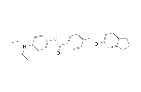 N-[4-(diethylamino)phenyl]-4-[(2,3-dihydro-1H-inden-5-yloxy)methyl]benzamide