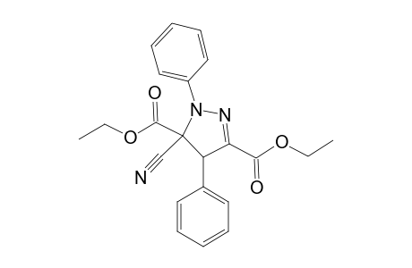 5-CYANO-3,5-DIETHOXYCARBONYL-1,4-DIPHENYL-2-PYRAZOLINE