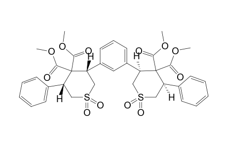 DIMETHYL-3,3'-(1,3-PHENYLENE)-BIS-(5-PHENYL-TETRAHYDRO-4H-THIOPYRAN-4,4-DICARBOXYLATE-1,1-DIOXIDE)