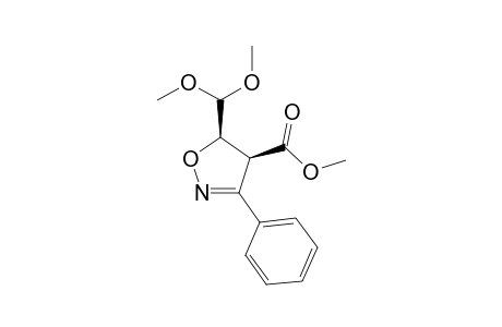 Methyl cis-5-Dimethoxymethyl-3-phenyl-4,5-dihydroisoxazol-4-carboxylate