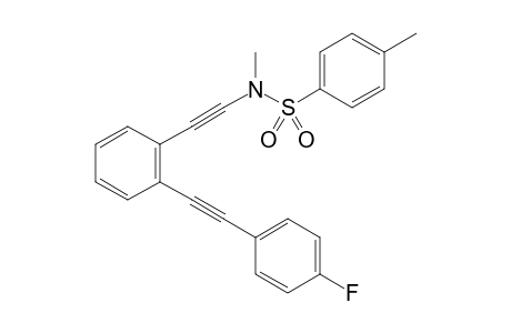 N-((2-((4-fluorophenyl)ethynyl)phenyl)ethynyl)-N,4-dimethylbenzenesulfonamide