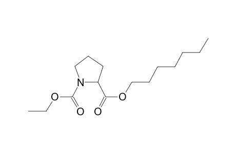 D-Proline, N-ethoxycarbonyl-, heptyl ester