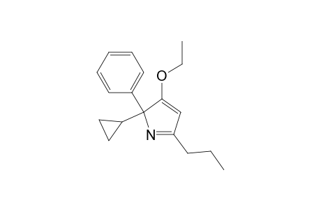 3-Ethoxy-2-phenyl-2-cyclopropyl-5-propyl-2H-pyrrole