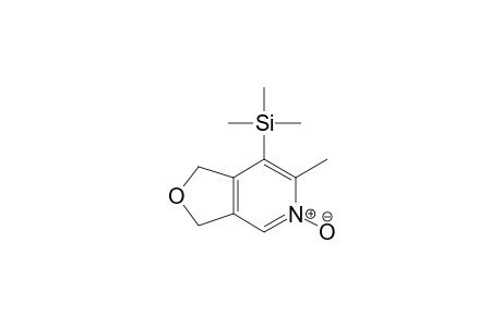 Furo[3,4-c]pyridine, 1,3-dihydro-6-methyl-7-(trimethylsilyl)-, 5-oxide