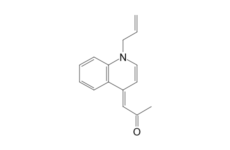 N-Allyl-4-(acetylmethylene)quinoline