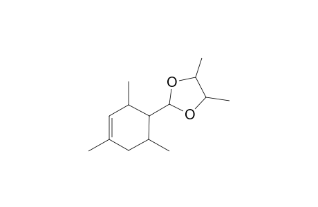 4,5-Dimethyl-2-(2,4,6-trimethyl-1-cyclohex-3-enyl)-1,3-dioxolane