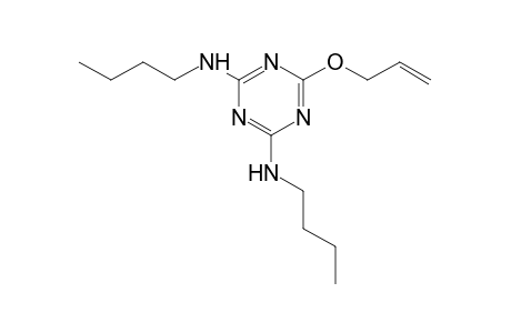 2-allyloxy-4,6-bis(butylamino)-s-triazine
