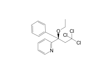 2-[(1R)-3,3,3-trichloro-1-ethoxy-1-phenyl-propyl]pyridine