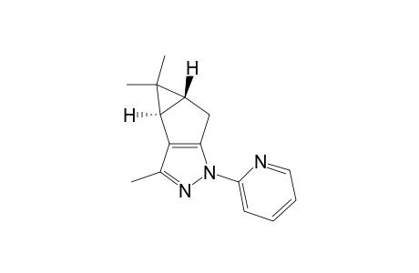 (3bR,4aR)-1-(2-Pyridyl)-3,4,4-trimethyl-3b,4,4a,5-tetrahydrocyclopropano[3,4]cyclopenta[1,2-c]pyrazole