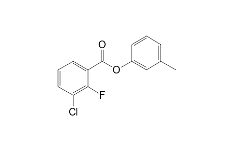 3-Chloro-2-fluorobenzoic acid, 3-methylphenyl ester