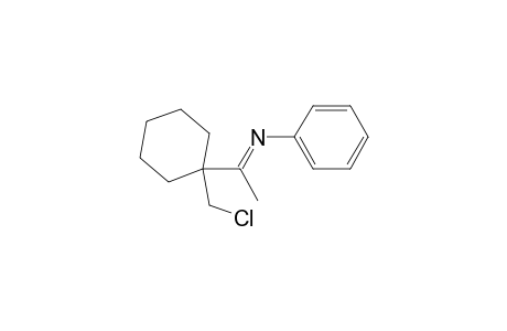 Benzenamine, N-[1-[1-(chloromethyl)cyclohexyl]ethylidene]-