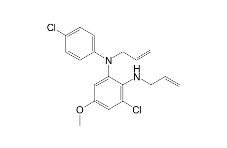N-Allyl-2-allylamino-3,4-dichloro-5-methoxydiphenylamine
