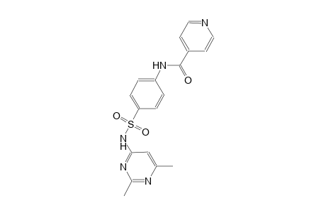 N-(4-{[(2,6-dimethyl-4-pyrimidinyl)amino]sulfonyl}phenyl)isonicotinamide