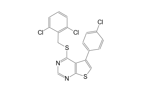 5-(4-chlorophenyl)-4-[(2,6-dichlorobenzyl)sulfanyl]thieno[2,3-d]pyrimidine