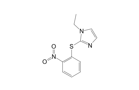 1-ETHYL-2-(2-NITROPHENYLTHIO)-IMIDAZOLE