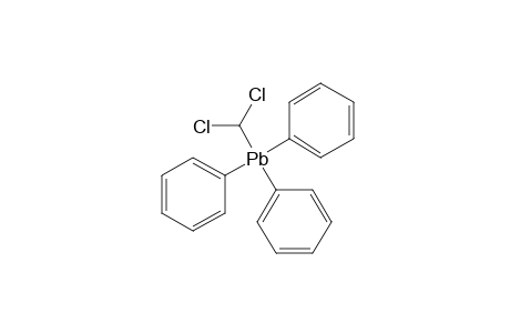 (Dichloromethyl)triphenyllead