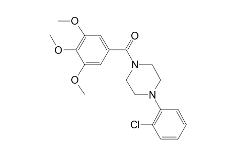 [4-(2-Chloro-phenyl)-piperazin-1-yl]-(3,4,5-trimethoxy-phenyl)-methanone