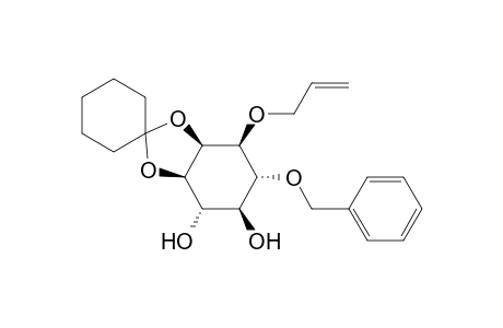 (-)-3-O-allyl-4-O-Benzyl-1,2-O-cyclohexylidene-myo-inositol