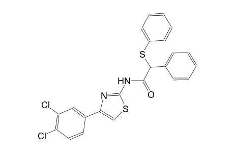 N-[4-(3,4-dichlorophenyl)-1,3-thiazol-2-yl]-2-phenyl-2-(phenylsulfanyl)acetamide