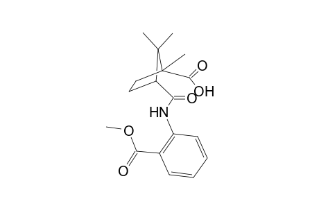 3-{[2-(methoxycarbonyl)anilino]carbonyl}-1,2,2-trimethylcyclopentanecarboxylic acid