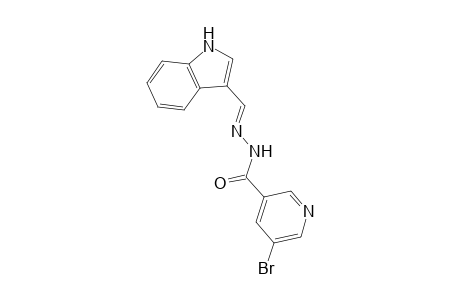 5-Bromo-N'-[1H-indol-3-ylmethylidene]nicotinohydrazide
