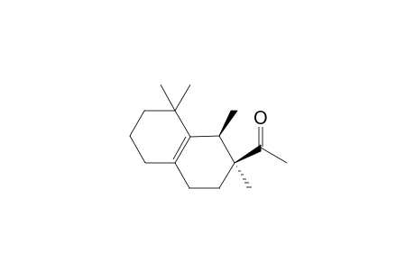 1-[(1R,2S)-1,2,8,8-tetramethyl-1,3,4,5,6,7-hexahydronaphthalen-2-yl]ethanone