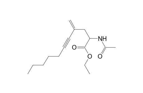 Ethyl 2-acetamido-4-methyleneundec-5-ynoate