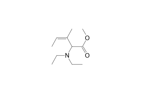 3-Pentenoic acid, 2-(diethylamino)-3-methyl-, methyl ester
