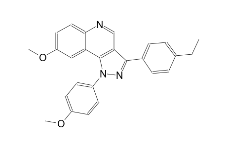 3-(4-ethylphenyl)-8-methoxy-1-(4-methoxyphenyl)-1H-pyrazolo[4,3-c]quinoline
