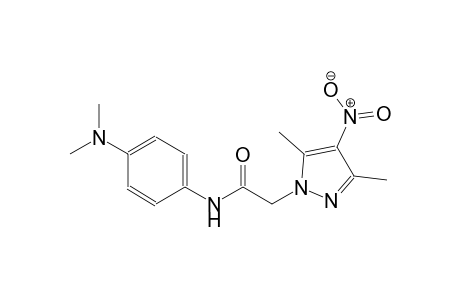 N-[4-(dimethylamino)phenyl]-2-(3,5-dimethyl-4-nitro-1H-pyrazol-1-yl)acetamide