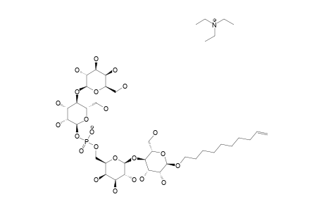 DEC-9-ENYL-beta-D-GALAKTOPYRANOSYL-(1->4)-alpha-D-MANNOPYRANOSIDE-6-GAL-[beta-D-GALAKTOPYRANOSYL-(1->4)-alpha-D-MANNOPYRANOSYL-PHOSPHATE]-SALT