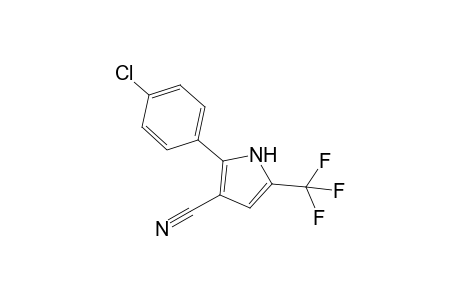 2-(4-Chlorophenyl)-5-(trifluoromethyl)-1H-pyrrole-3-carbonitrile