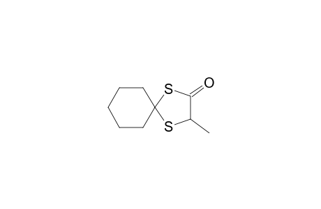 1,4-Dithiaspiro[4.5]decan-2-one, 3-methyl-