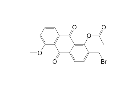 1-Acetoxy-2-bromomethyl-5-methoxyanthraquinone