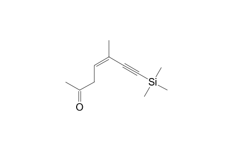 4-Hepten-6-yn-2-one, 5-methyl-7-(trimethylsilyl)-, (Z)-