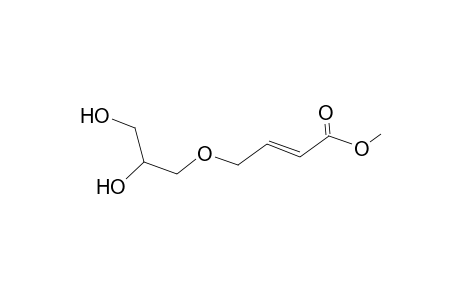 (2E,7R)-7,8-Dihydroxy-5-oxa-2-octenoic acid methyl ester