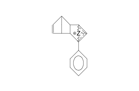 3-Phenyl-endo-tricyclo(5.2.1.0/2,6/)deca-4,8-dien-3-onium cation