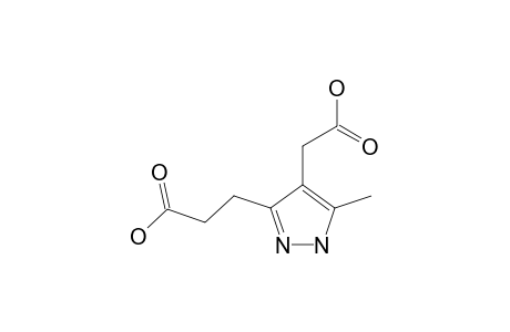 3-(2-CARBOXYETHYL)-4-(CARBOXYMETHYL)-5-METHYLPYRAZOLE