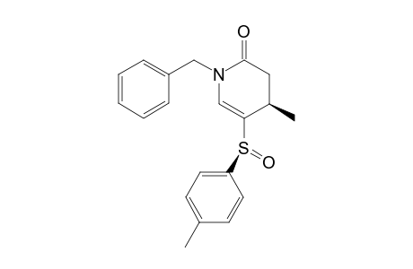 (Ss,4R)-1-Benzyl-4-methyl-5-(p-tolylsulfinyl)-5,6-dehydropiperidin-2-one