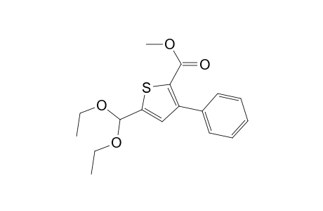 Methyl 5-(diethoxymethyl)-3-phenylthiophene-2-carboxylate