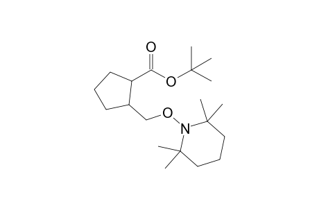 2-[(2,2,6,6-tetramethyl-1-piperidinyl)oxymethyl]-1-cyclopentanecarboxylic acid tert-butyl ester
